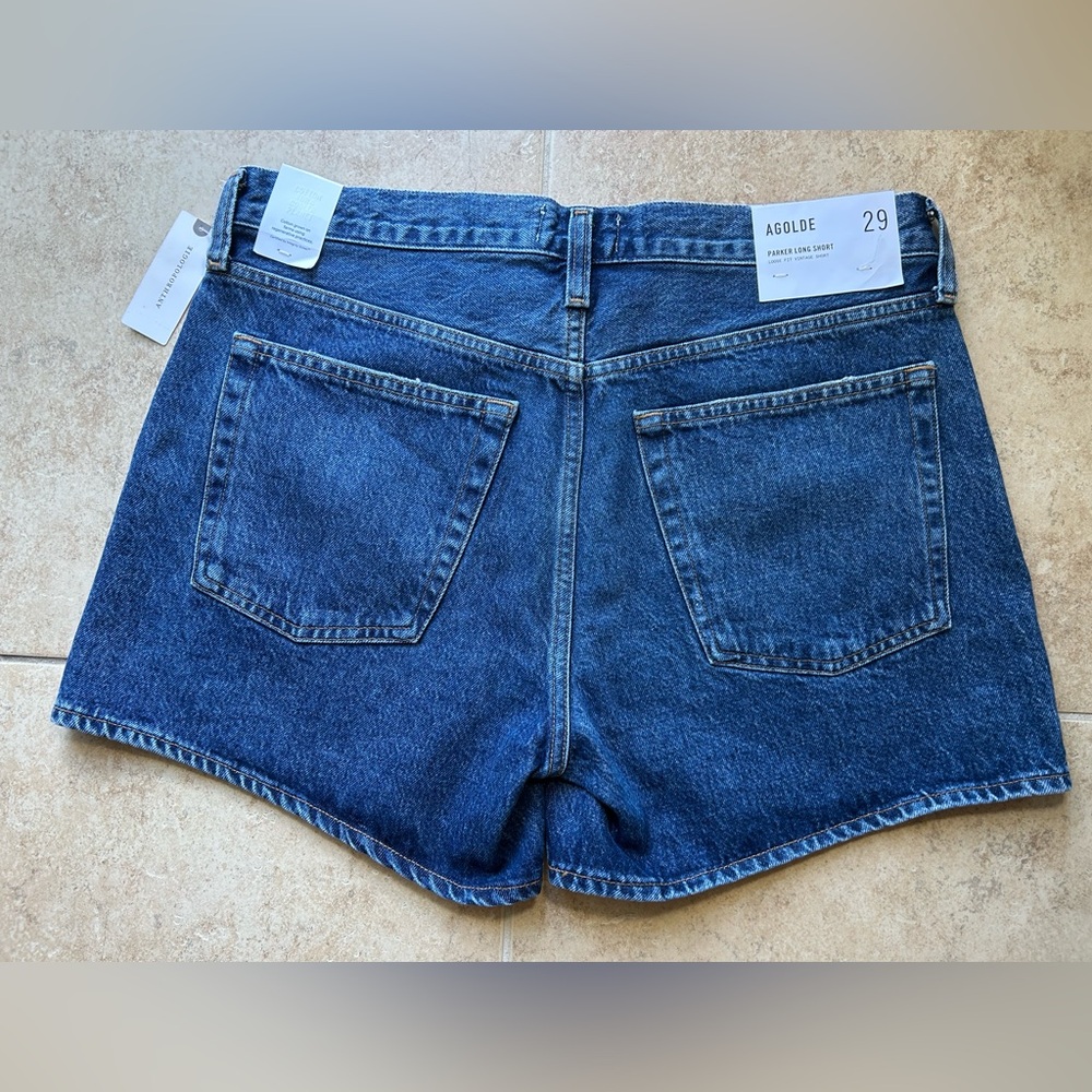 NWT🌷Agolde Parker Long Shorts - Picture 7 of 10